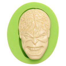 7ES 0812 The Hulk Mask Fondant Silicone Molds for cake decorating