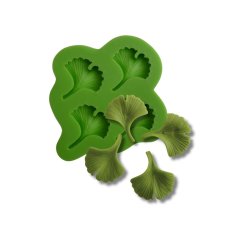 Silikónová formička – Listy Ginkgo biloba (78x72 mm)