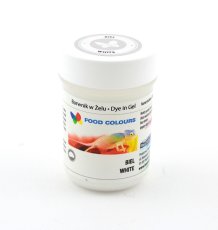 Gelová barva Food Colours - Bílá (35 g)