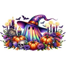 Tritanová láhev Halloween – Duhový duch