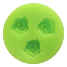 Forma silikonowa – 3 mini różyczki