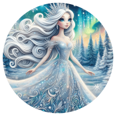 Wydruk jadalny – Lodowa księżniczka