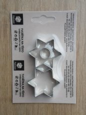 Dvojsada vykrajovátek se středem – hvězdička 36 mm