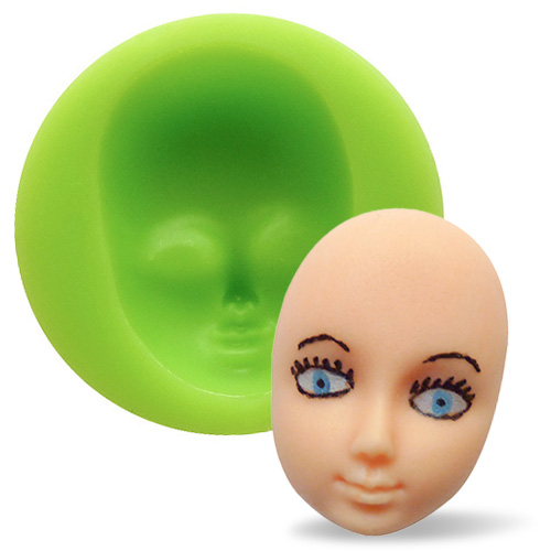 Forma silikonowa głowa twarz kobiety