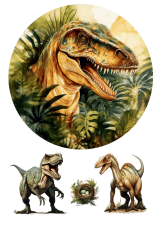 Jedlá tlač – Jurský svet: Portrét T-Rexa