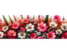 Športová Tritanová fľaša - Kvetinový pás (500 ml)