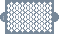 Cukrárska šablóna (Stencil) Geometrická mriežka