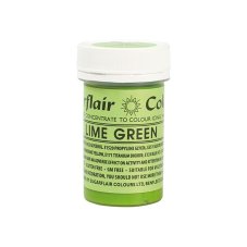 Gélová farba Sugarflair - Lime Green (25 g)