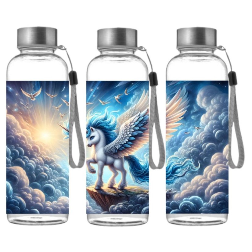 Butelka sportowa z Tritanu - Niebiański Alicorn (500 ml)