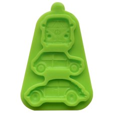 Silikónová formička – Tri autá