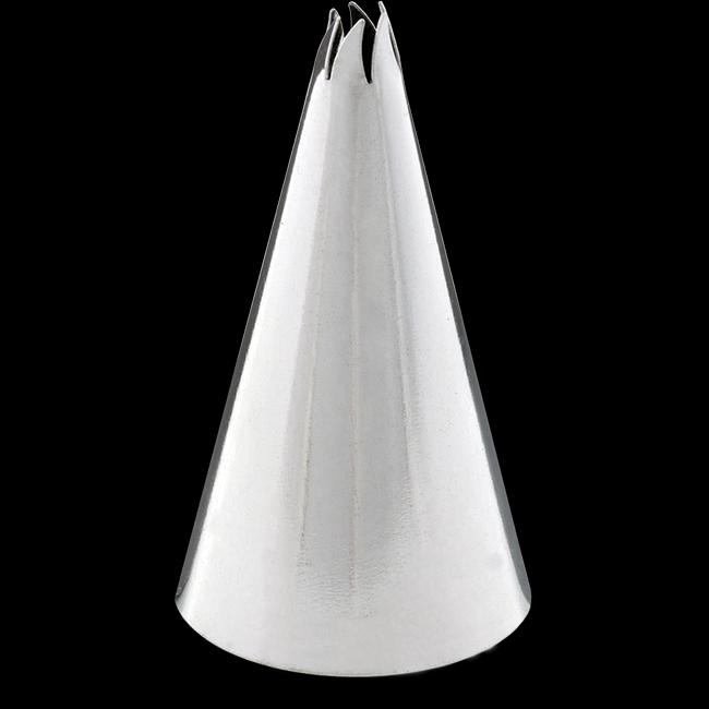 Dekoracyjna końcówka z sześcioma zębami