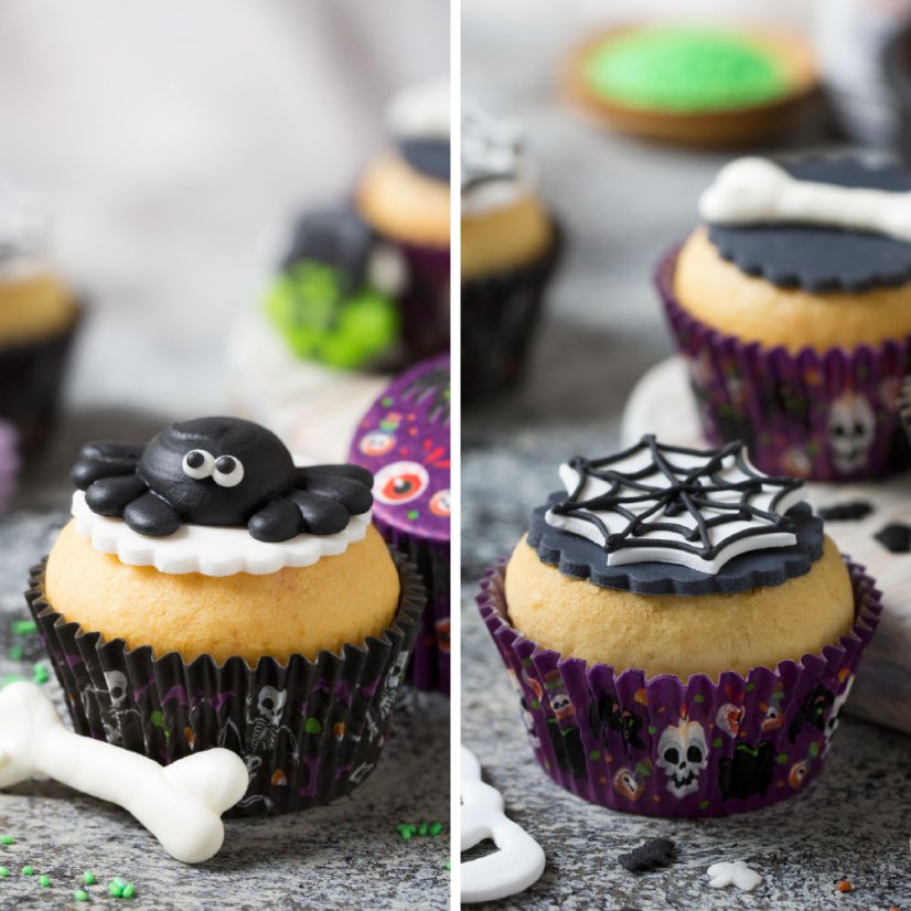 Papierowe papilotki do muffinek Halloween – 36 szt.