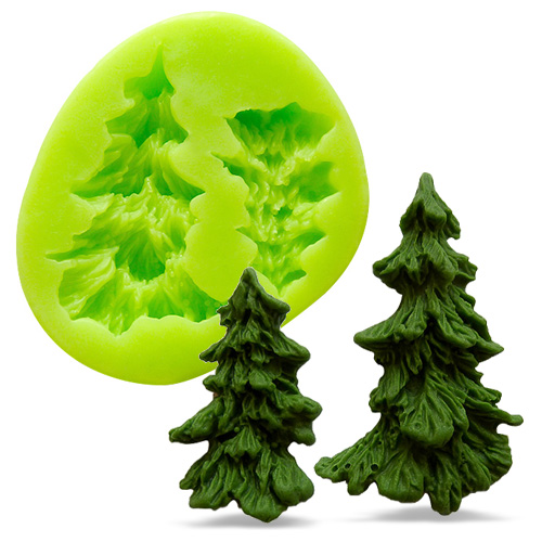 Forma silikonowa dwie choinki