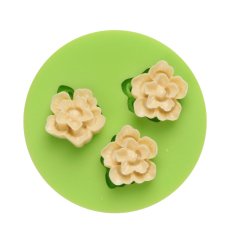 Forma silikonowa 3 małe kwiaty