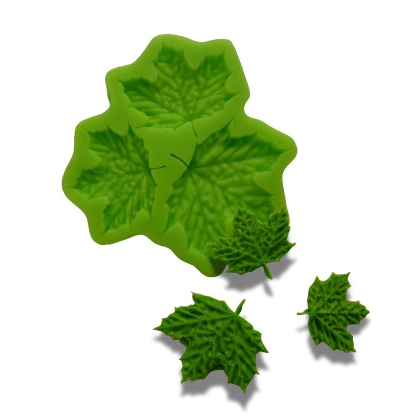 Forma silikonowa – Liście (zestaw 3 wzorów)