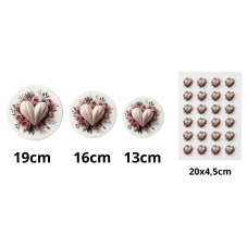 Wydruk jadalny z własnym motywem (Koło 13, 16, 19 cm lub Cupcakes)