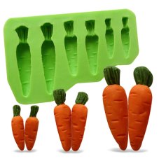 Silikonová formička mrkve