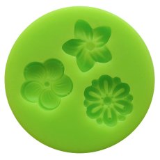 Foremka silikonowa – Kwiatuszki (zestaw 3 wzorów)