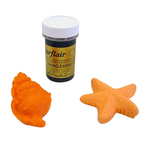 Gelová barva Sugarflair - Tangerine/Apricot (25 g)