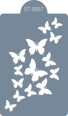 Cukrárska šablóna (stencil) - Motýlí roj