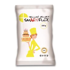 Smartflex Yellow Velvet Vanilka – Žltá poťahovacia a modelovacia hmota (250g)