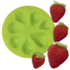 Forma silikonowa – truskawki