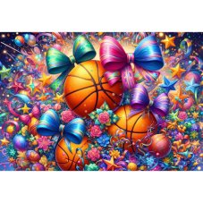 Športová Tritanová fľaša - Basketball Party (500 ml)