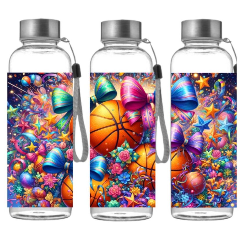 Butelka sportowa z Tritanu - Basketball Party (500 ml)