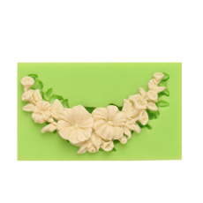 Forma silikonowa  kwiatowa girlanda