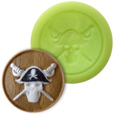 Forma silikonowa emblemat pirata