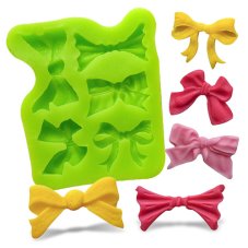 Silikónová formička – Mašle (sada 5 motívov)
