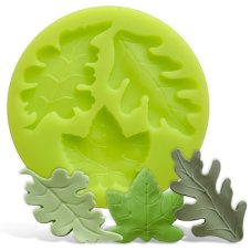 Silikónová formička – Listy (sada 3 motívov)