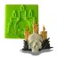 Forma silikonowa Halloween – Czaszka i świece