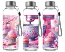 Butelka sportowa z Tritanu - Cukierniczy Świat (500 ml)