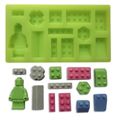 Forma silikonowa LEGO – klocki i ludzik