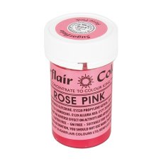Gélová farba Sugarflair - Rose Pink (25 g)