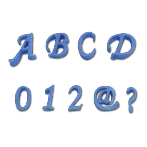 Forma silikonowa – Alfabet, cyfry i znaki