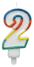 c72 narozeninova dortova svicka ve tvaru cisla 2