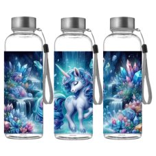 Športová Tritanová fľaša - Magický jednorožec v kryštálovej jaskyni (500 ml)