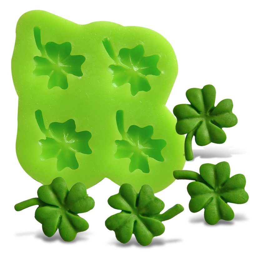 Forma silikonowa – Koniczynki na szczęście