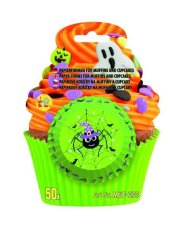 Papierowe papilotki do muffinów Halloween – 50 szt.