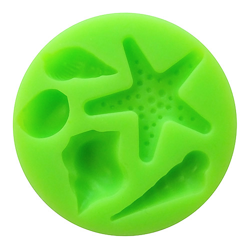 Forma silikonowa – Morskie muszelki i rozgwiazda III