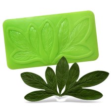Silikónová formička – Listy III (sada 3 motívov)