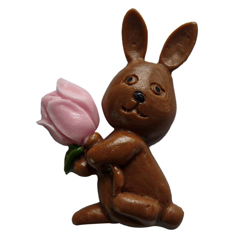 Forma silikonowa Zajączek z tulipanem