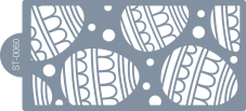 Szablon cukierniczy (stencil) - Wielkanocne pisanki I