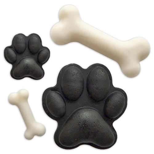 Forma silikonowa  kości i psia łapa
