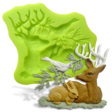 Silikónová formička – Lesné zvieratká