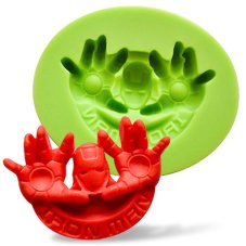 Silikónová formička - Iron Man (54x39 mm)