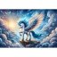 Butelka sportowa z Tritanu - Niebiański Alicorn (500 ml)