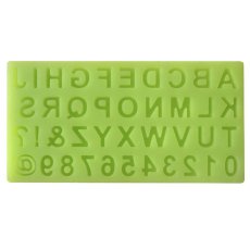 Forma silikonowa – Alfabet i cyfry
